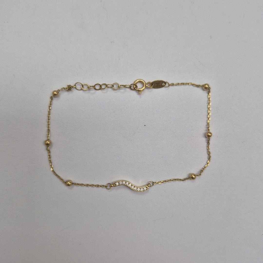 PULSERA ORO 14 K 1.6 GRMS (SEMINUEVO)
