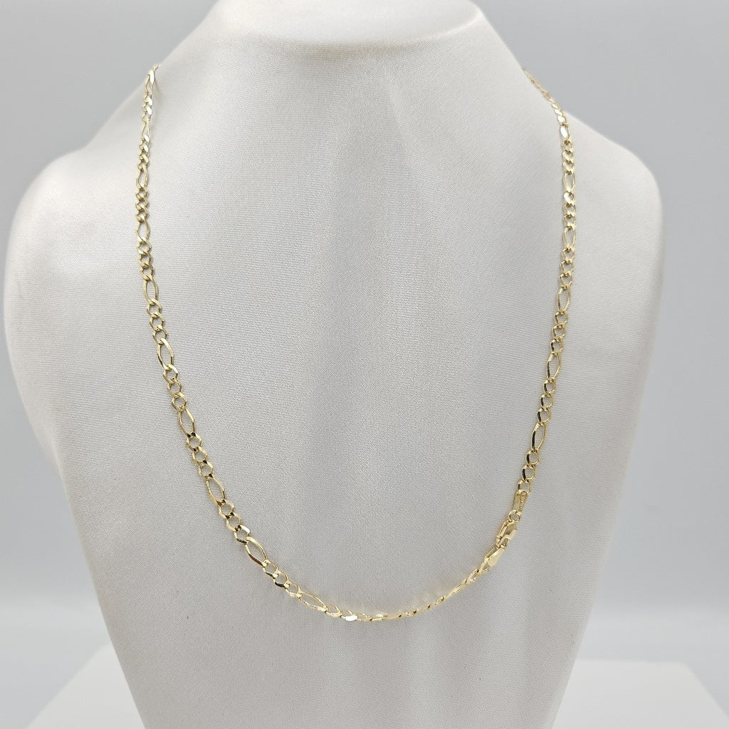 CADENAS TEJIDO 3X1 ORO 10K 55 CM 6.8 GR (NUEVO)
