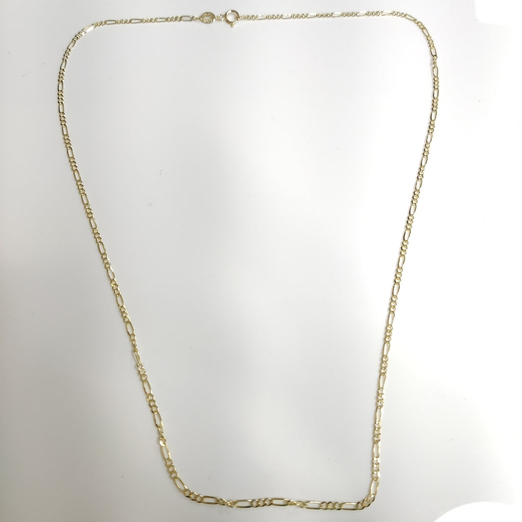 CADENAS TEJIDO 3X1 ORO 10K 50 CM 2.9 GR (NUEVO)