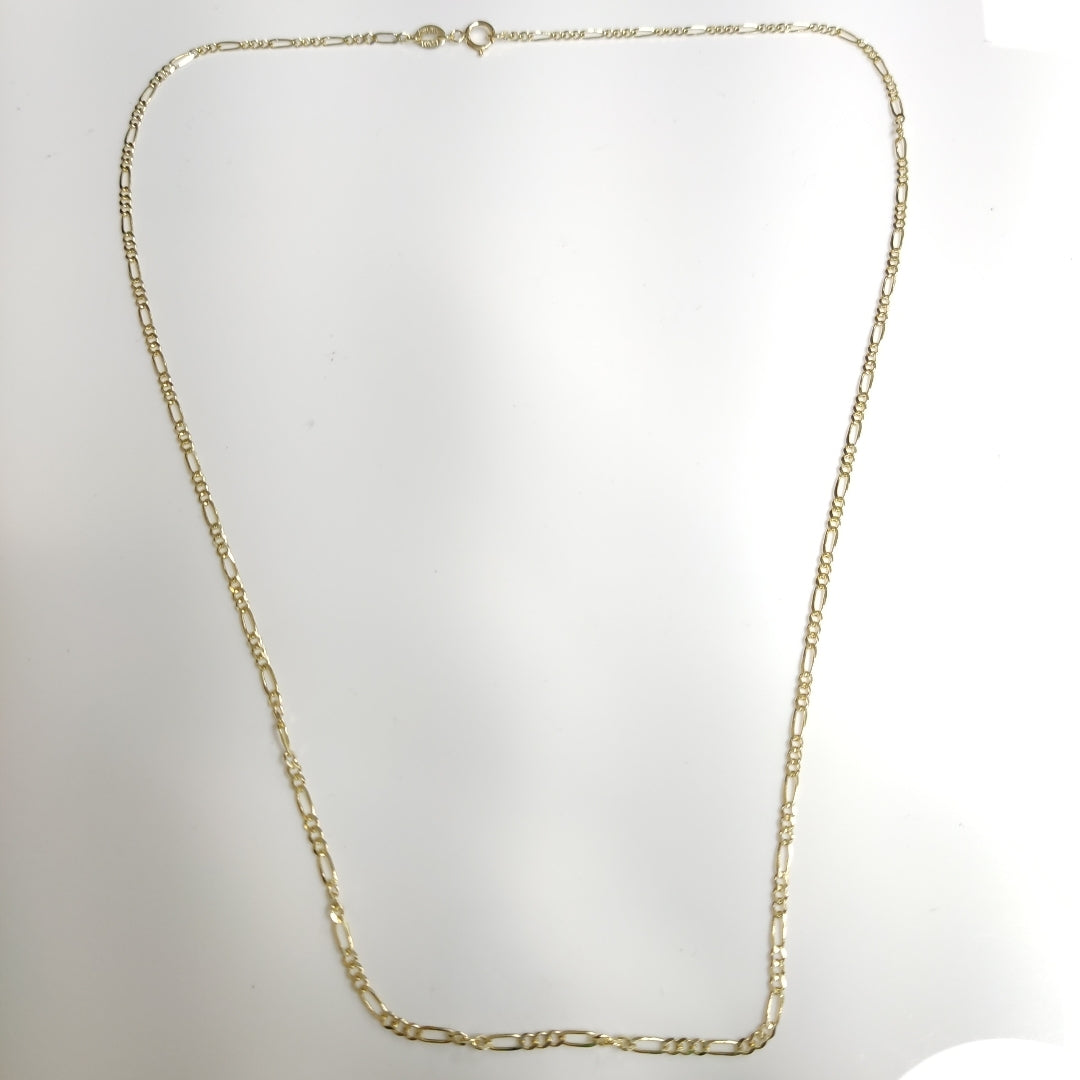 CADENAS TEJIDO 3X1 ORO 10K 50 CM 2.9 GR (NUEVO)