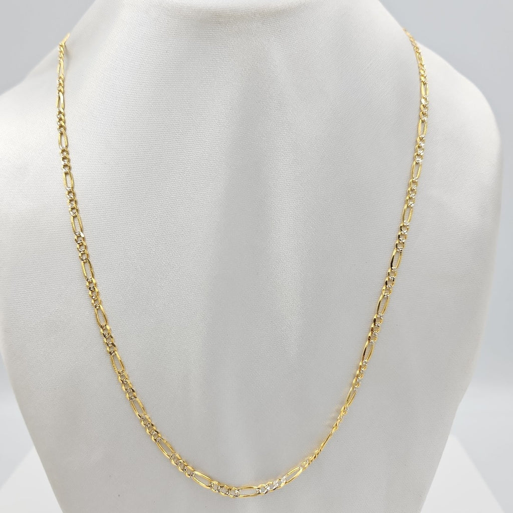 CADENAS 3X1 DIAMANTADA ORO 14K 55 CM 8.4 GR (NUEVO)