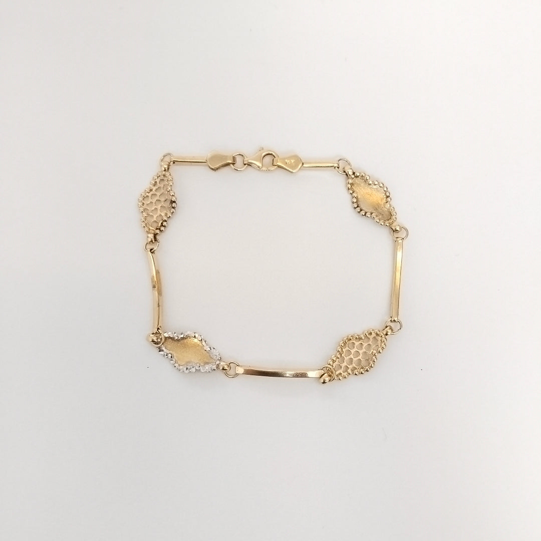PULSERA ORO,RODIADO 14 K 5,00 GRMS (SEMINUEVO)