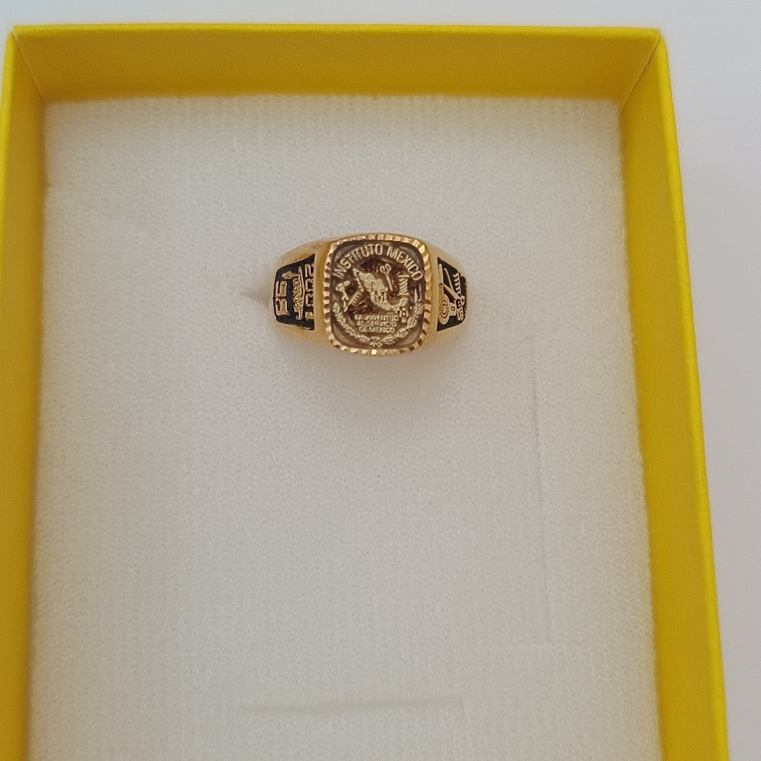 ANILLO DE GRADUACIÓN ORO 14 K 6.1 GRMS (SEMINUEVO)