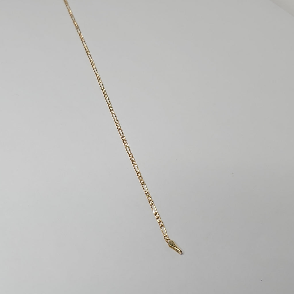 PULSERA 3X1 ORO 14K 21 CM 1.7 GR (NUEVO)