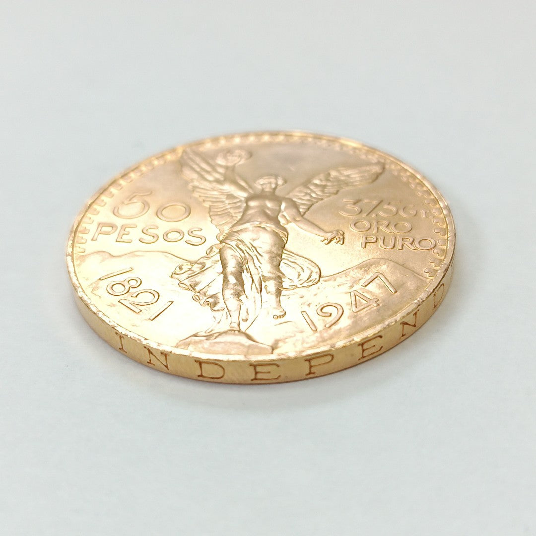 K1 41.6 GRMS 21 K IDENTIFICACIÓN MONEDA NOMINATIVA MONEDAS PESOS 50 PES (SEMINUEVO)