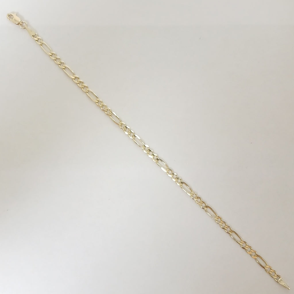 PULSERAS TEJIDO 3X1 ORO 14K 18 CM 2.9 GR (NUEVO)