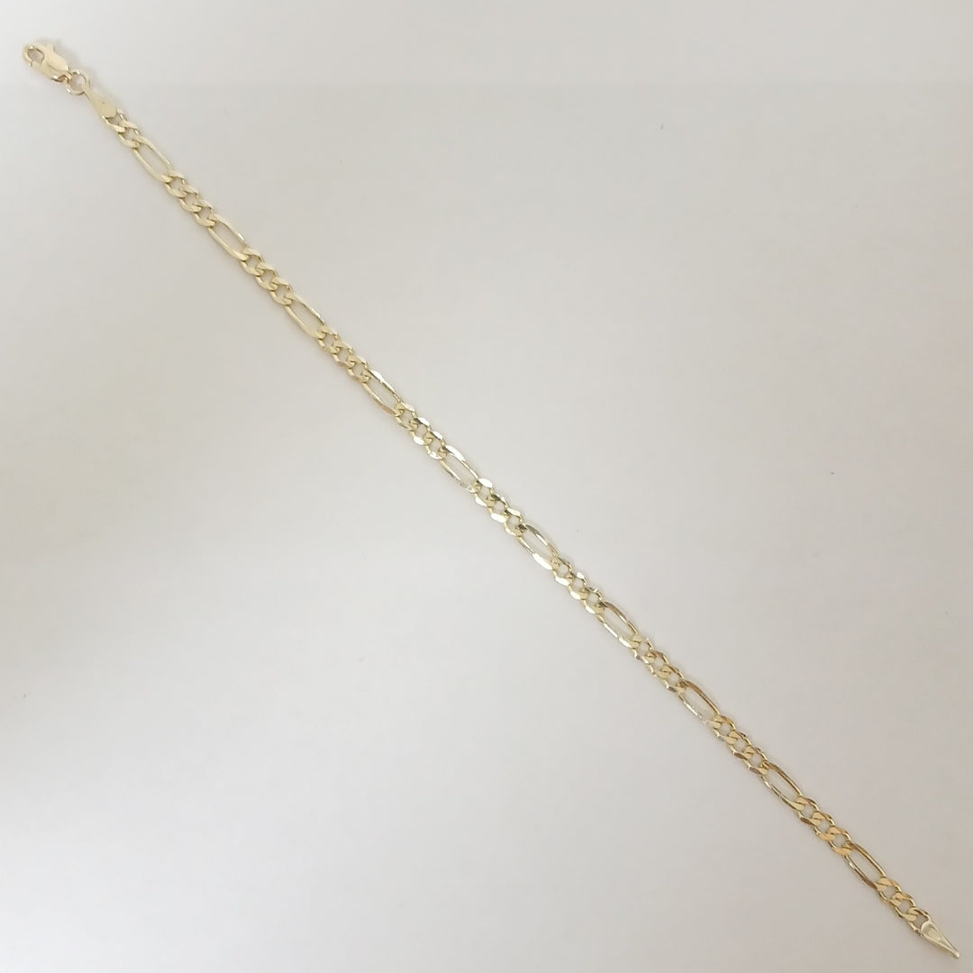PULSERAS TEJIDO 3X1 ORO 14K 18 CM 2.9 GR (NUEVO)