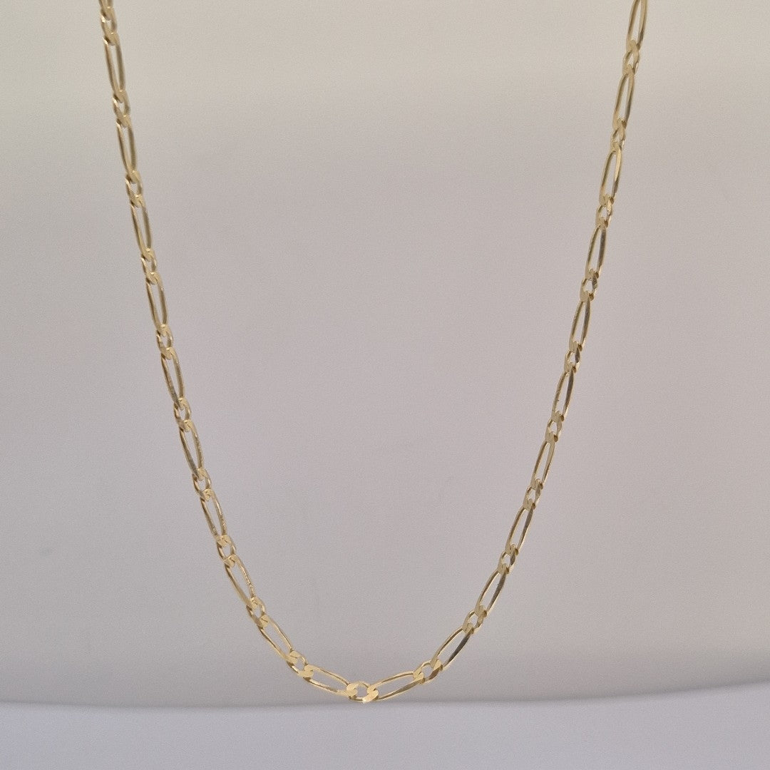 CADENAS 1X1 ORO 14K 55 CM 7.4 GR (NUEVO)
