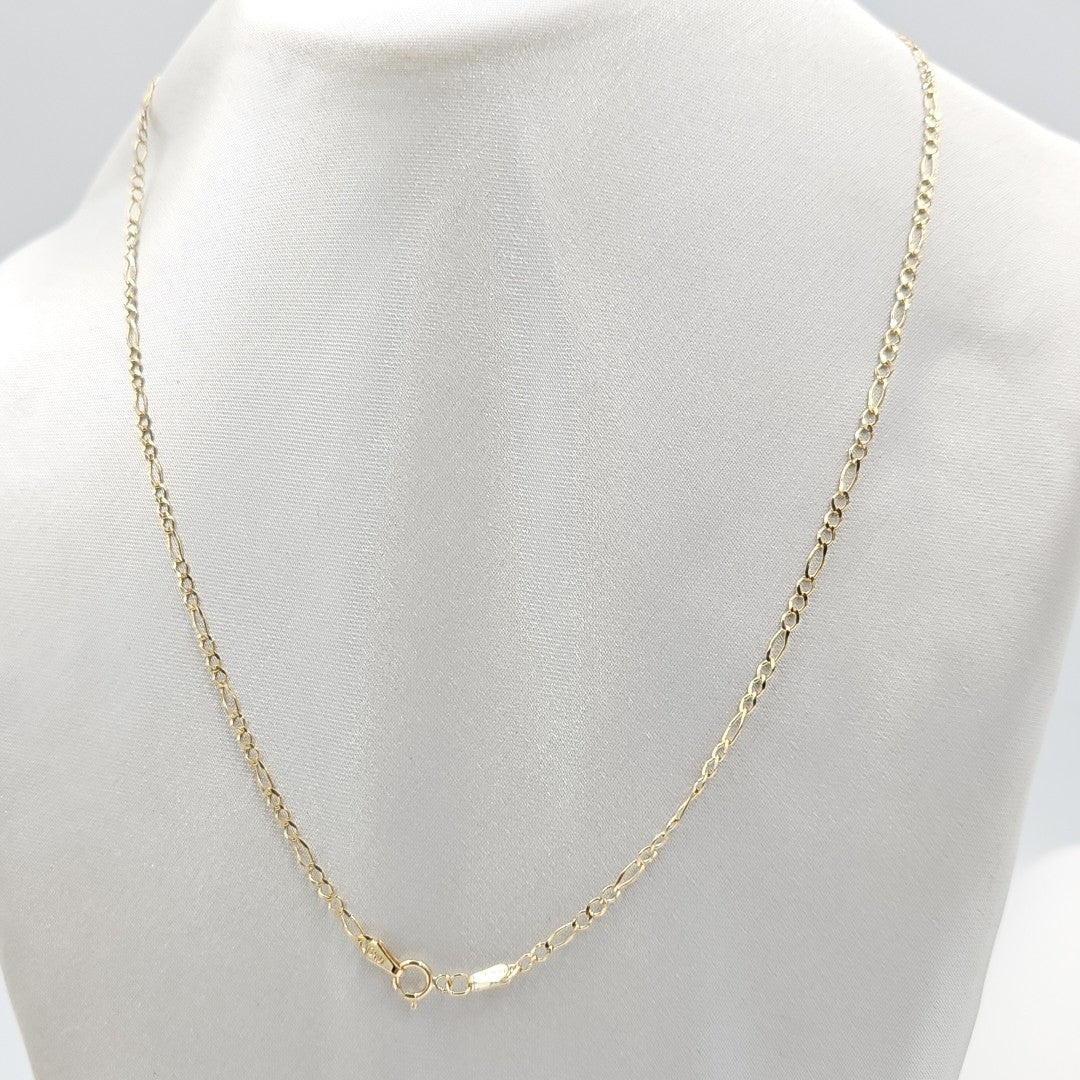 CADENAS TEJIDO 3X1 ORO 10K 50 CM 2.8 GR (NUEVO)