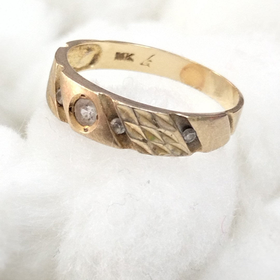 ANILLO ORO 14 K 2.3 GRMS (SEMINUEVO)