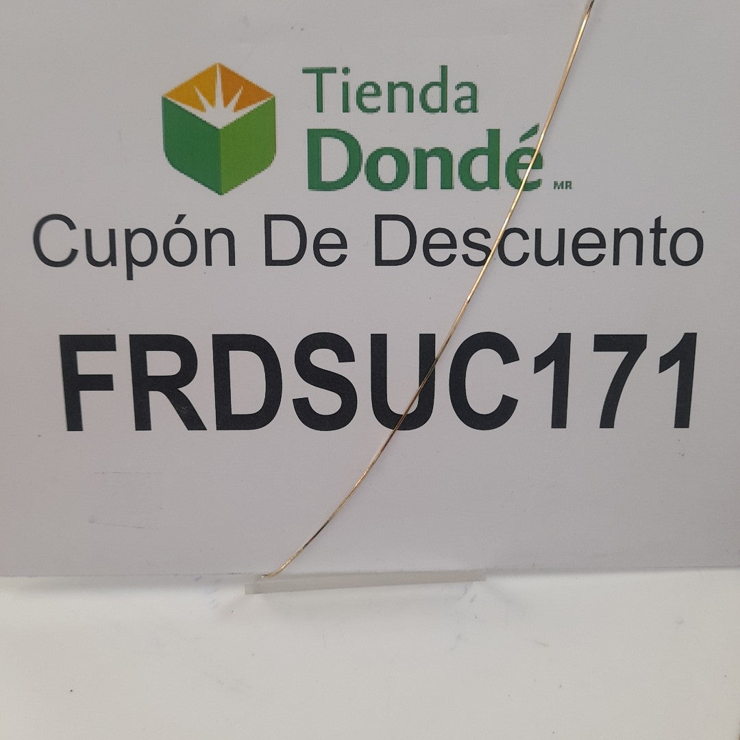 CADENA ORO 14 K 2.6 GRMS (SEMINUEVO)