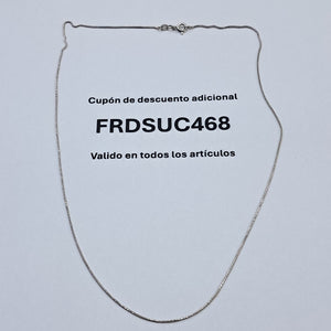 CADENA ORO BLANCO 14 K 3,00 GRMS (SEMINUEVO)