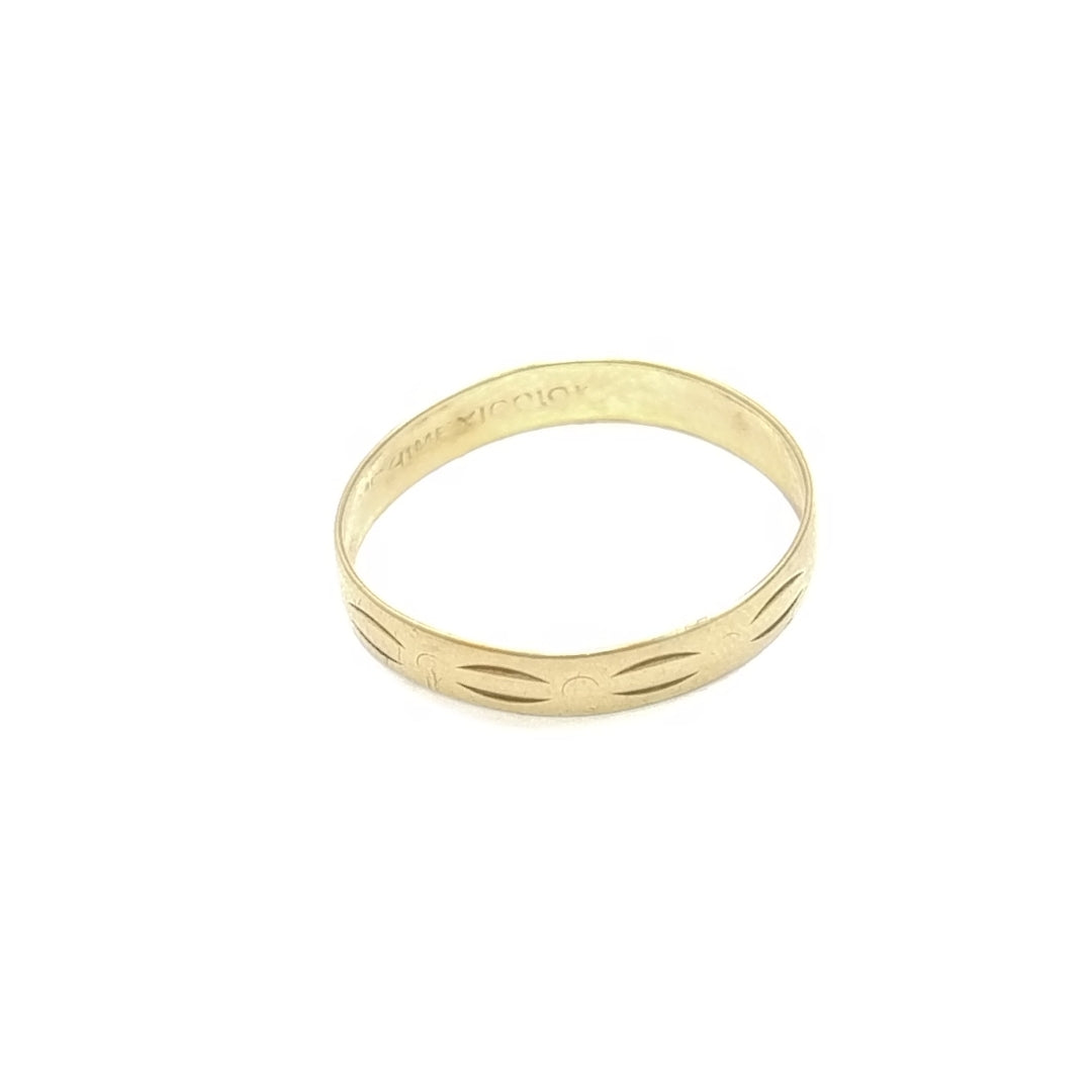 ARGOLLA ORO 10 K 1.3 GRMS (SEMINUEVO)