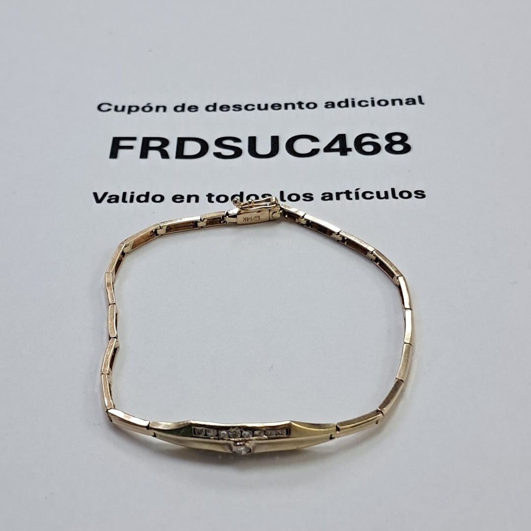 PULSERA ORO 14 K 7.3 GRMS (SEMINUEVO)