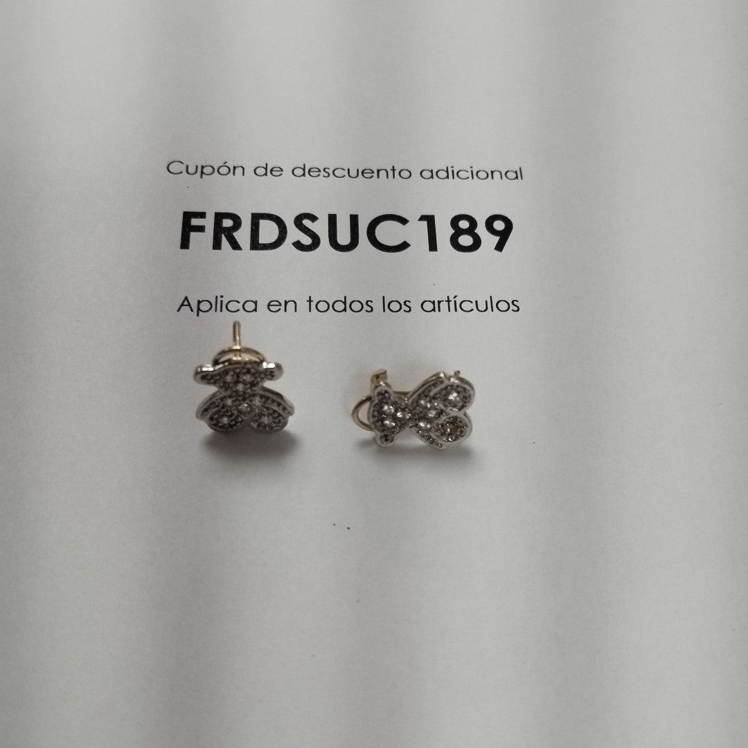 ARETES PAR ORO 14 K 3,00 GRMS (SEMINUEVO)
