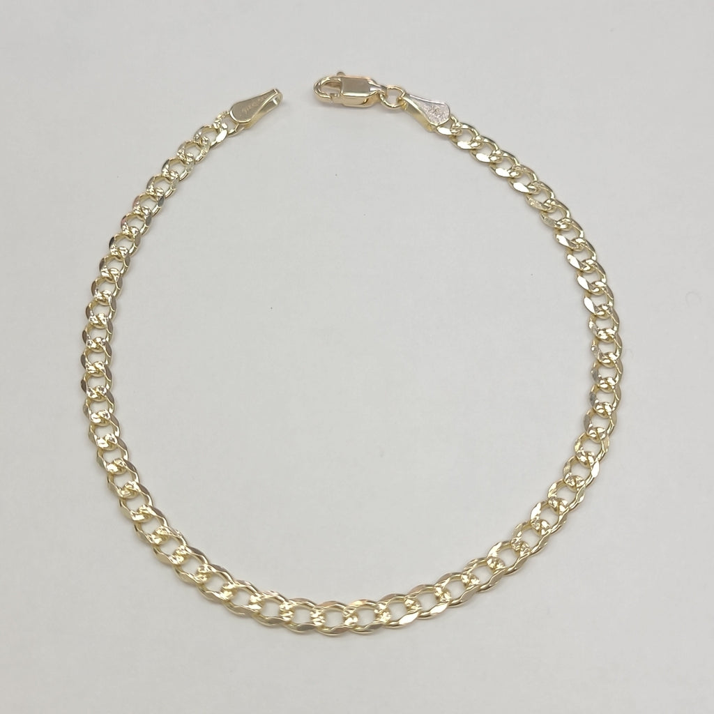 PULSERAS BARBADA ORO 14K 21 CM 5.3 GR (NUEVO)