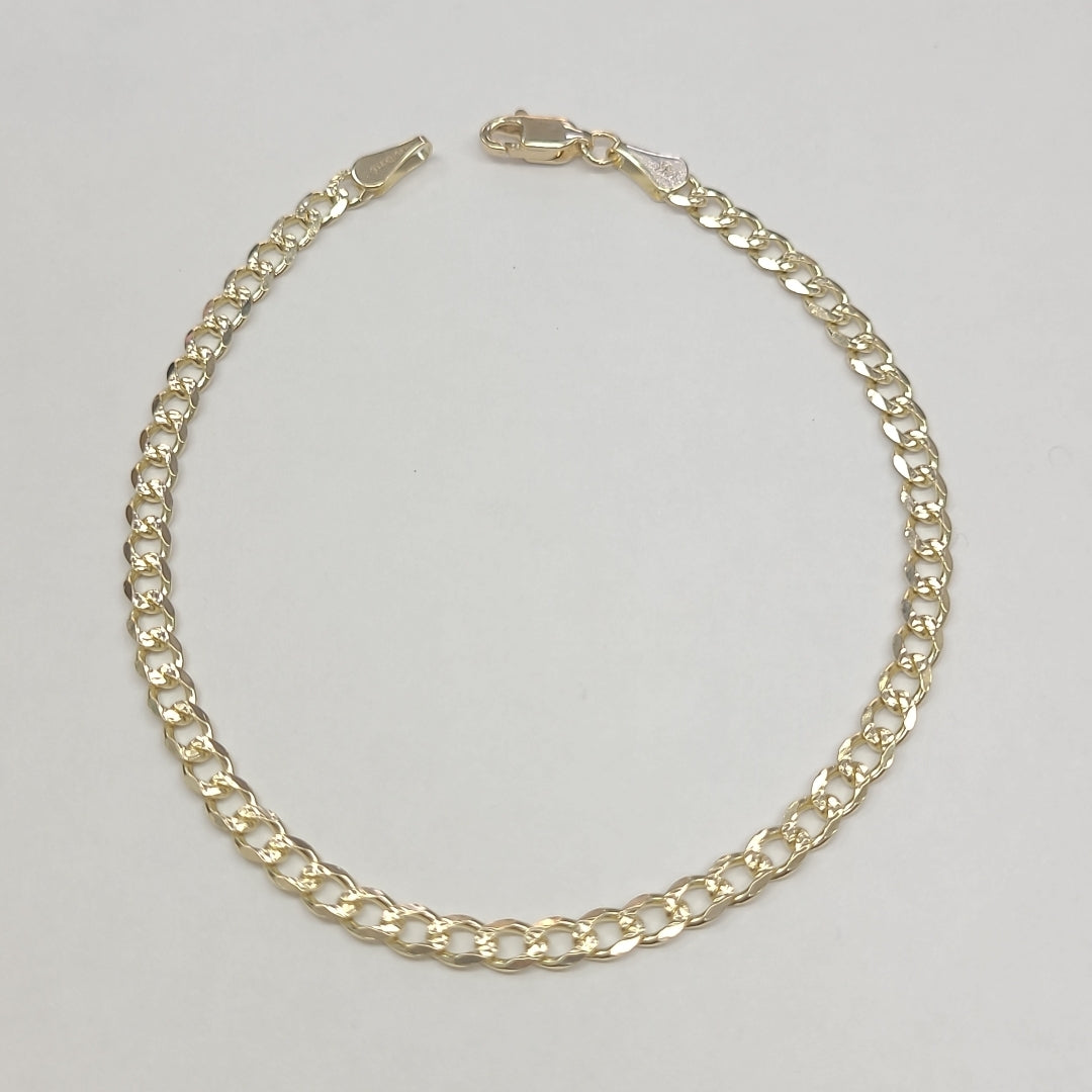 PULSERAS BARBADA ORO 14K 21 CM 5.3 GR (NUEVO)