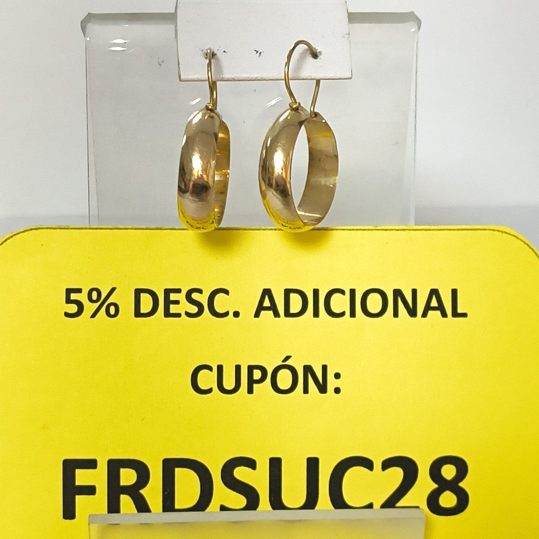 ARRACADAS PAR ORO 10 K 3.2 GRMS (SEMINUEVO)