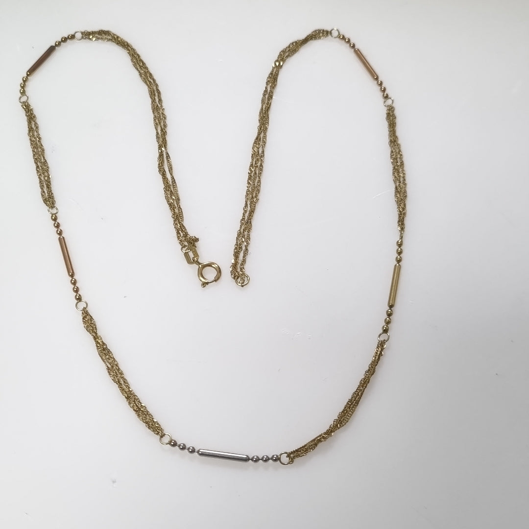 GARGANTILLA ORO 14 K 2.7 GRMS (SEMINUEVO)