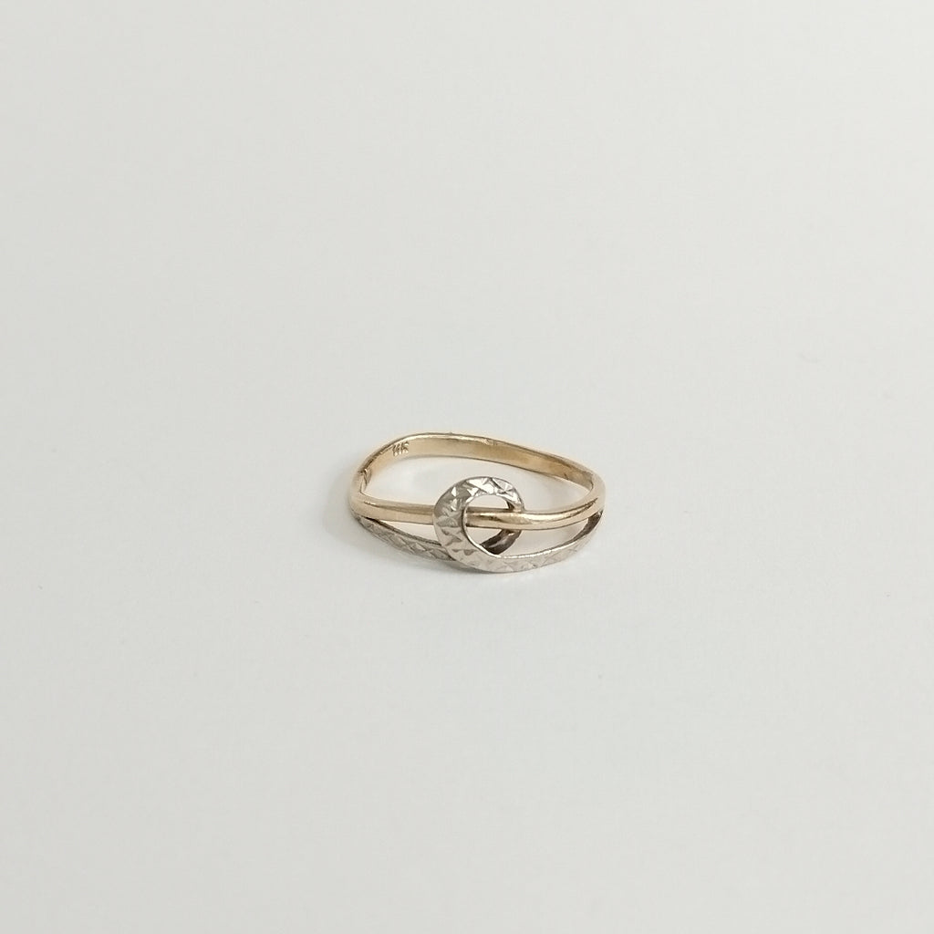 ANILLITO ORO, ORO PLATINO 14 K 1.5 GRMS (SEMINUEVO)