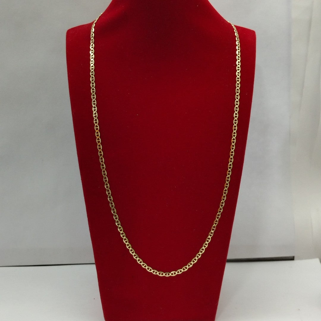 CADENAS TEJIDO GUCHI ORO 10K 60 CM 4.1 GR (NUEVO)