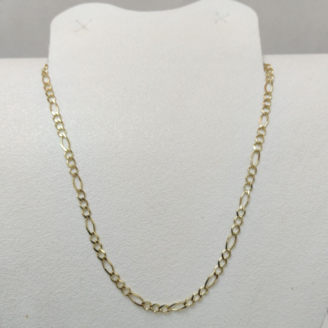 CADENAS TEJIDO 3X1 ORO 10K 50 CM 4.1 GR (NUEVO)