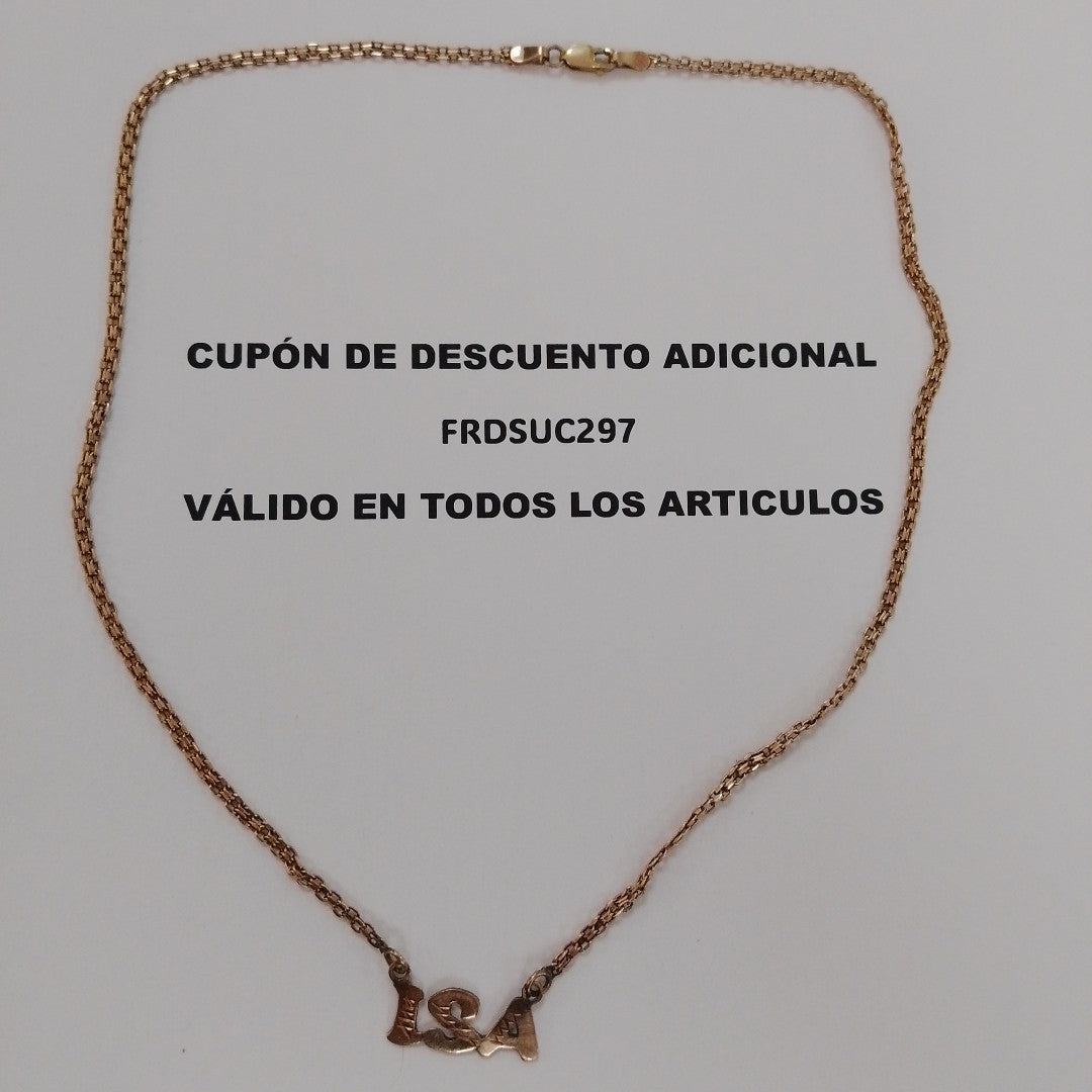 CADENA ORO 10 K 3,00 GRMS (SEMINUEVO)
