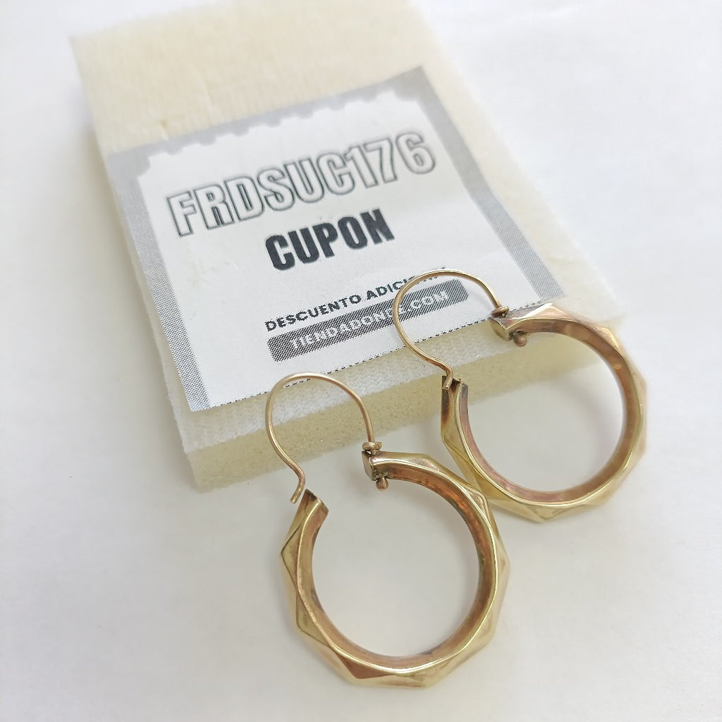 ARRACADAS PAR ORO 10 K 2.7 GRMS (SEMINUEVO)