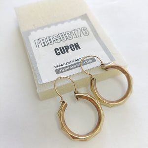 ARRACADAS PAR ORO 10 K 2.7 GRMS (SEMINUEVO)
