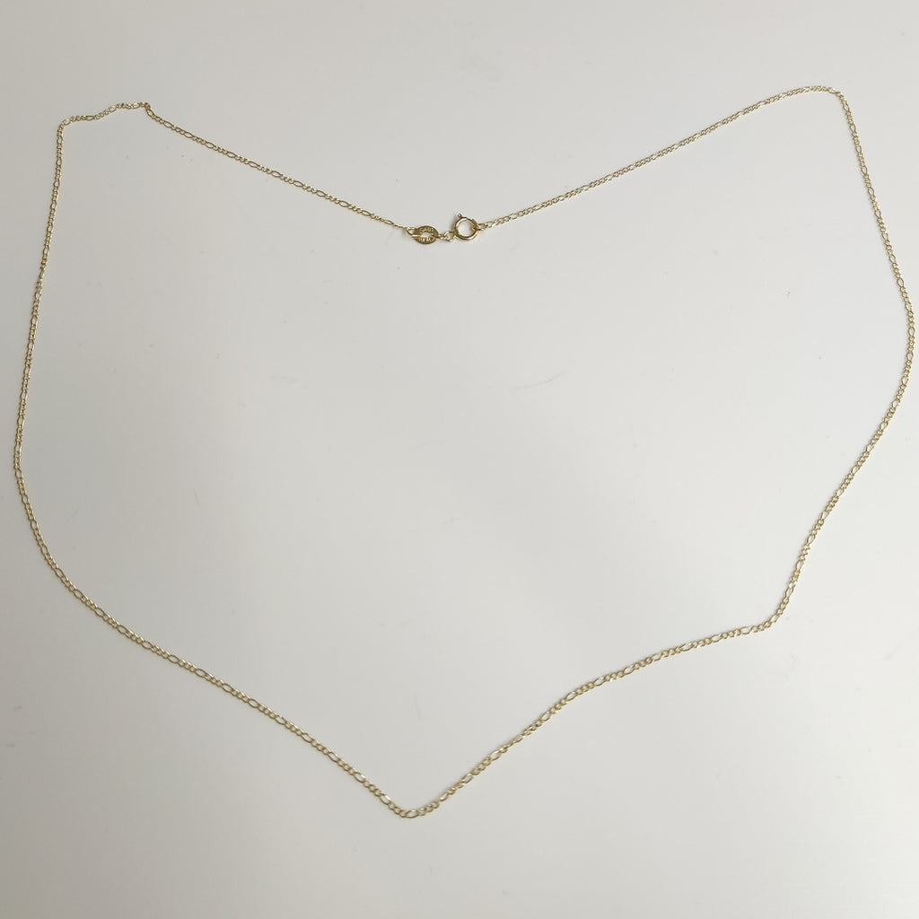 CADENAS TEJIDO 3X1 ORO 10K 60 CM 1.5 GR (NUEVO)