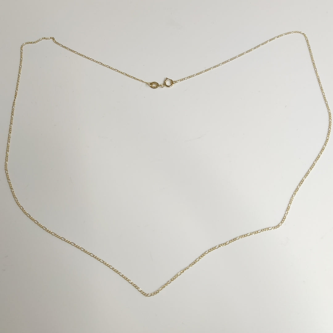 CADENAS TEJIDO 3X1 ORO 10K 60 CM 1.5 GR (NUEVO)