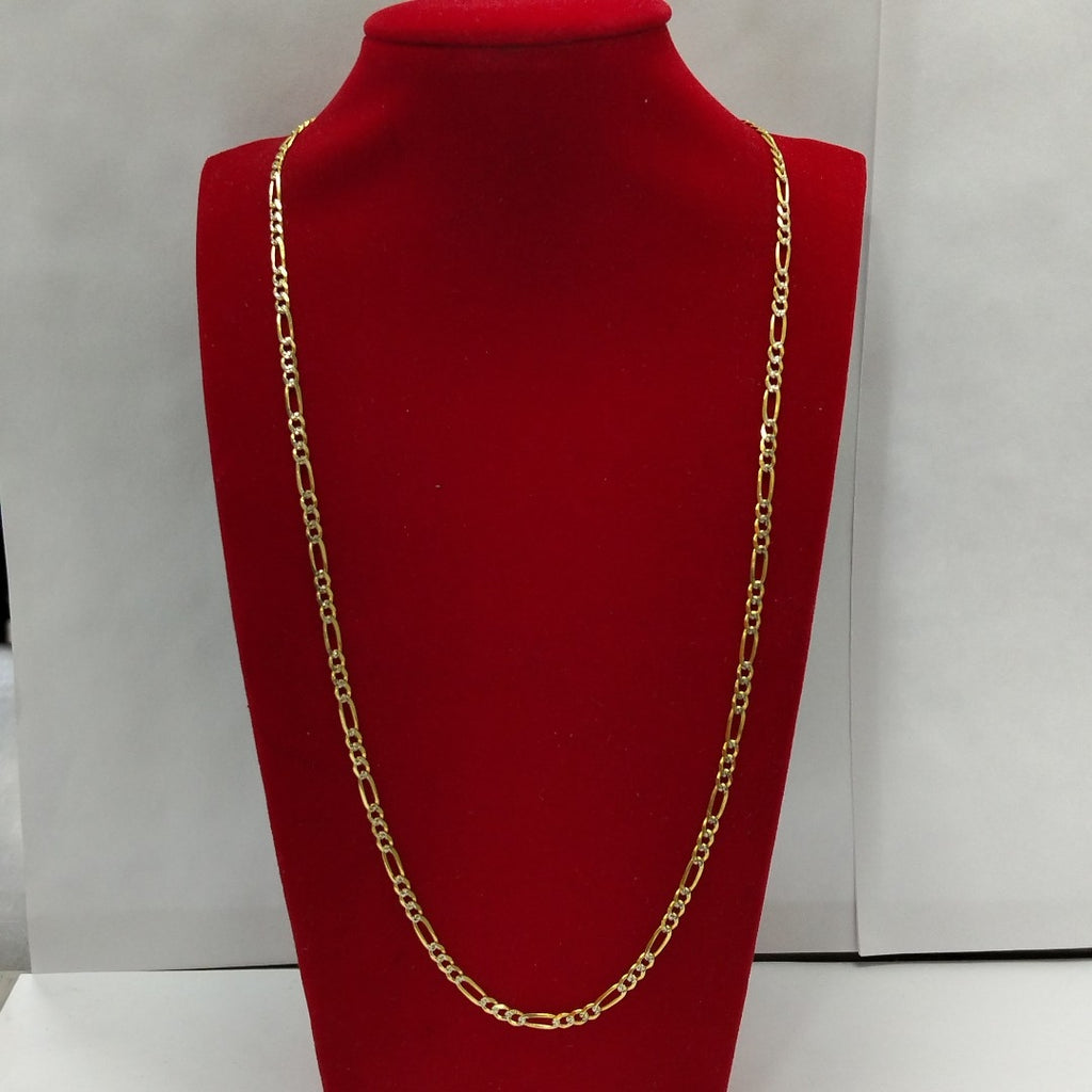 CADENAS 3X1 DIAMANTADA ORO 14K 55 CM 8.6 GR (NUEVO)