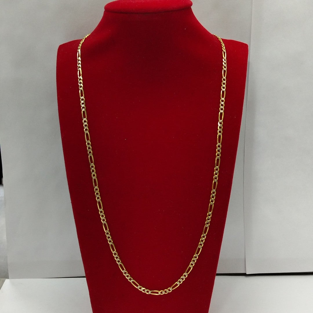 CADENAS 3X1 DIAMANTADA ORO 14K 55 CM 8.6 GR (NUEVO)