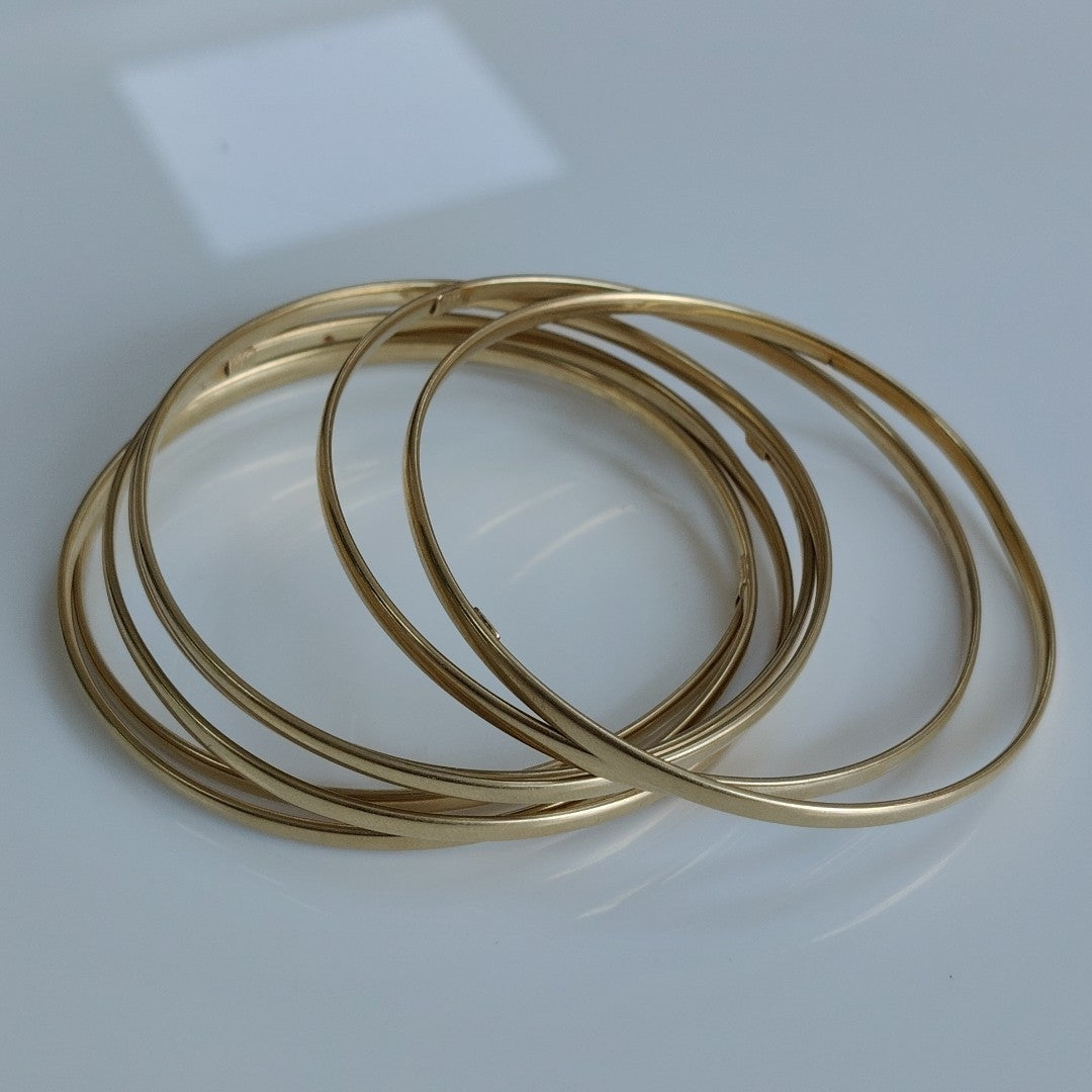 SEMANARIO DE PULSERAS ORO 14 K 32.4 GRMS (SEMINUEVO)