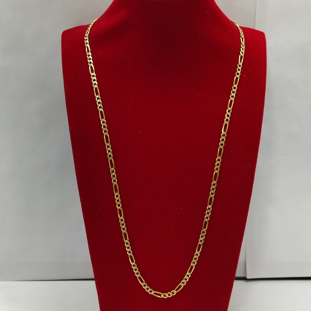 CADENAS 3X1 DIAMANTADA ORO 14K 55 CM 8.4 GR (NUEVO)