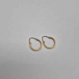 ARRACADAS PAR ORO 14 K 1 GRMS (SEMINUEVO)