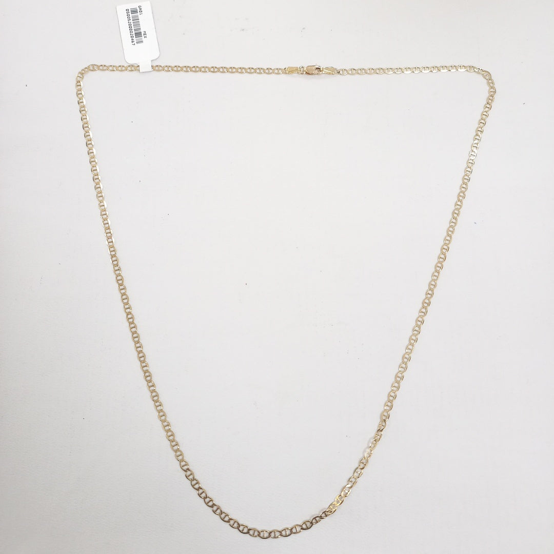 CADENAS TEJIDO GUCHI ORO 10K 60 CM 5.1 GR (NUEVO)