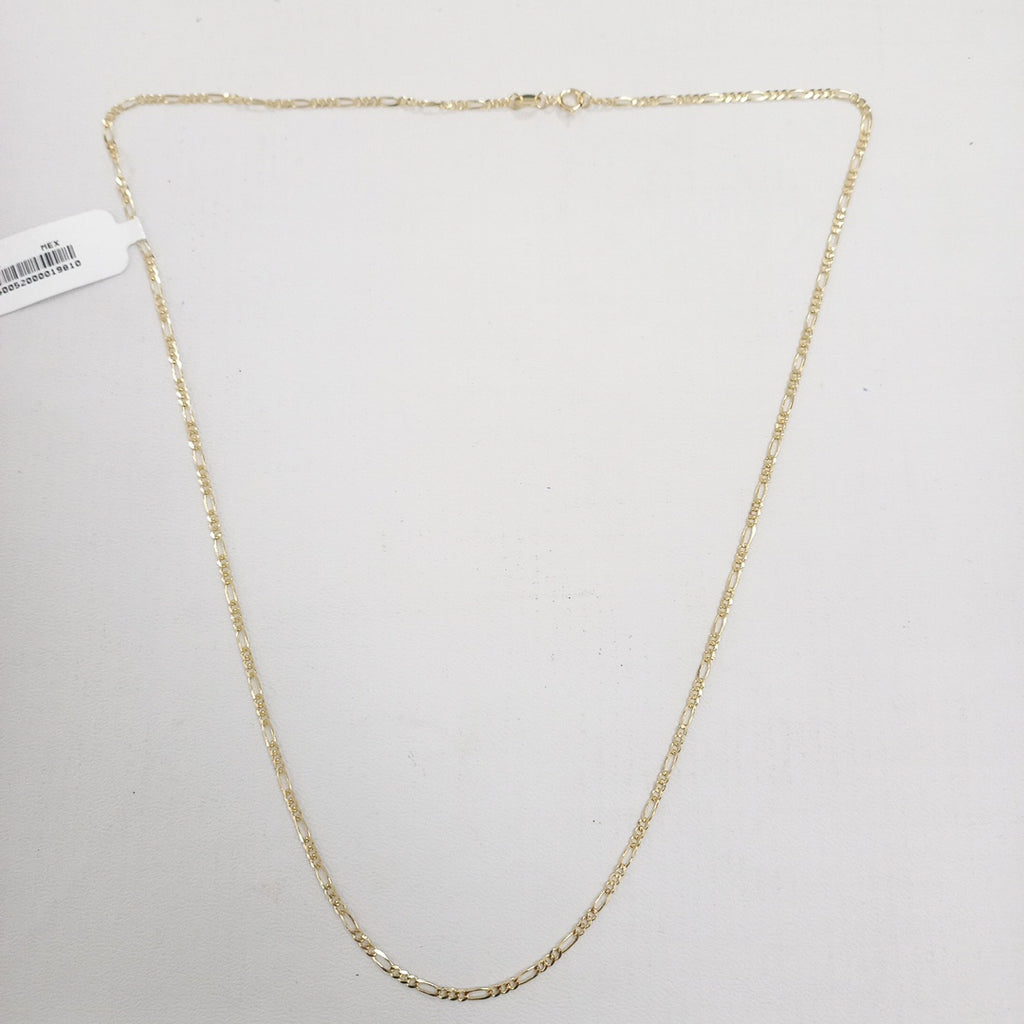 CADENAS TEJIDO 3X1 ORO 10K 55 CM 3.2 GR (NUEVO)