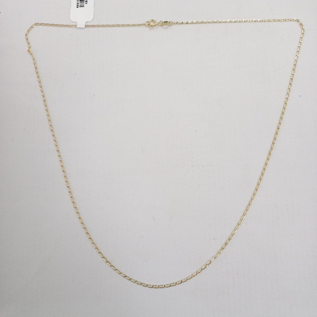 CADENAS TEJIDO ESLABONES ORO 10K 55 CM 1.9 GR (NUEVO)