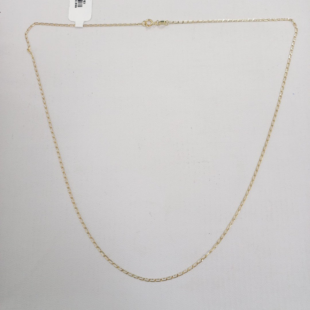 CADENAS TEJIDO ESLABONES ORO 10K 55 CM 1.9 GR (NUEVO)