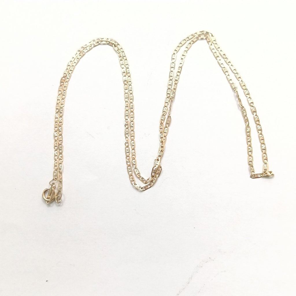 CADENA ORO, ORO COMBINADO 14 K 2.5 GRMS (SEMINUEVO)
