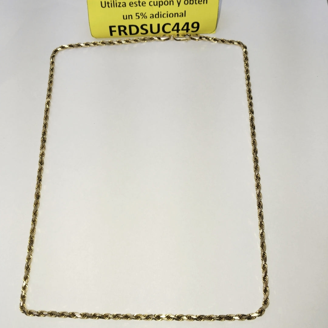 CADENA ORO 14 K 16.5 GRMS (SEMINUEVO)