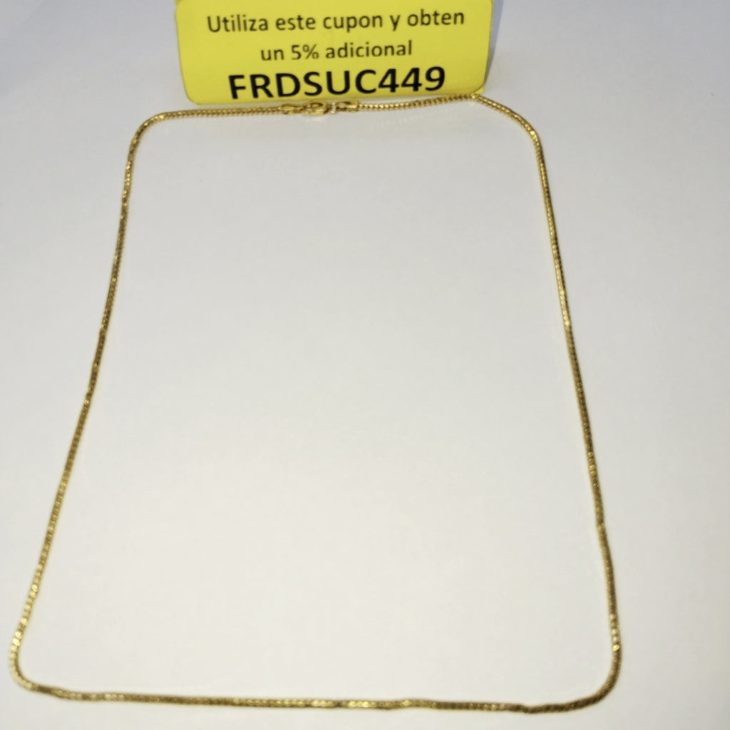 CADENA ORO 21 K 7 GRMS (SEMINUEVO)