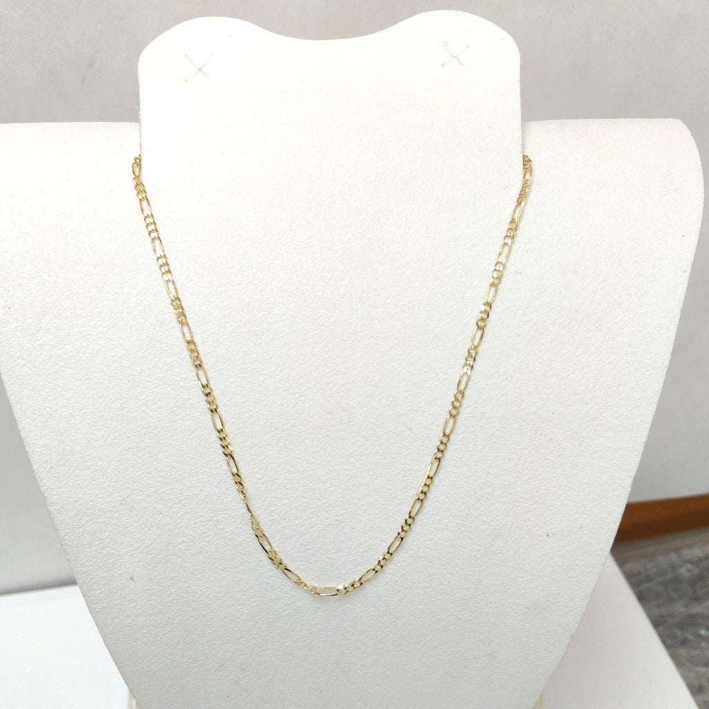 CADENAS TEJIDO 3X1 ORO 10K 55 CM 3.2 GR (NUEVO)