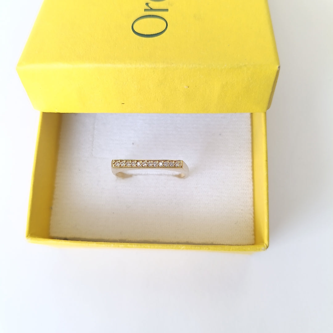 ANILLOS C/CIRCONIA ORO 10K TALLA 9 1.8 GR (NUEVO)
