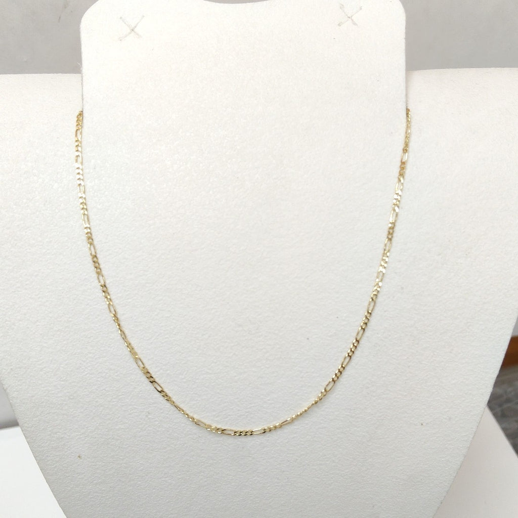 CADENAS TEJIDO 3X1 ORO 14K 55 CM 2.4 GR (NUEVO)