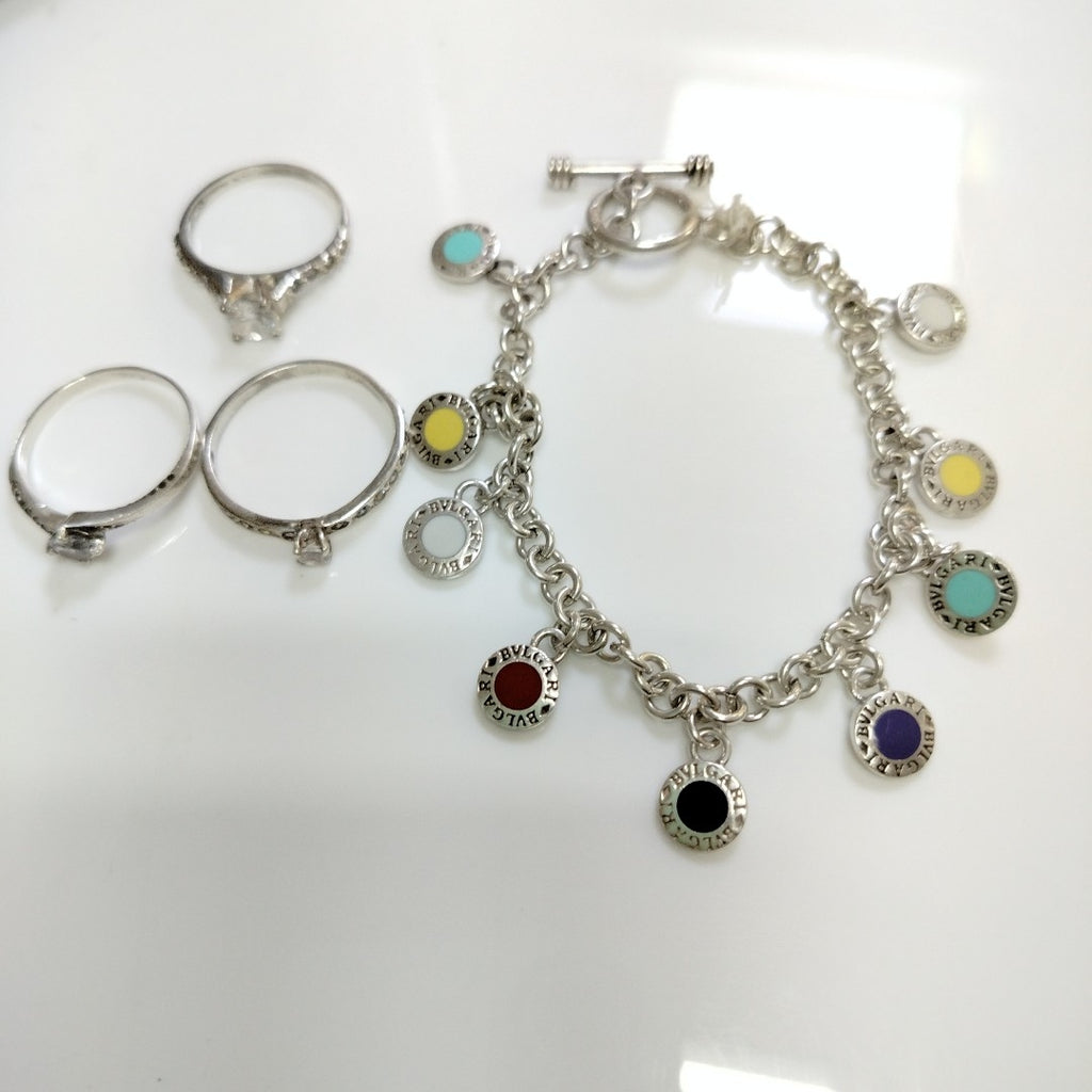 ANILLITO, PULSERA PLATA 22.6 GRMS (SEMINUEVO)