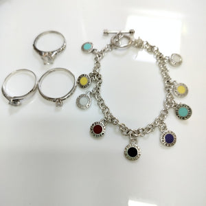 ANILLITO, PULSERA PLATA 22.6 GRMS (SEMINUEVO)