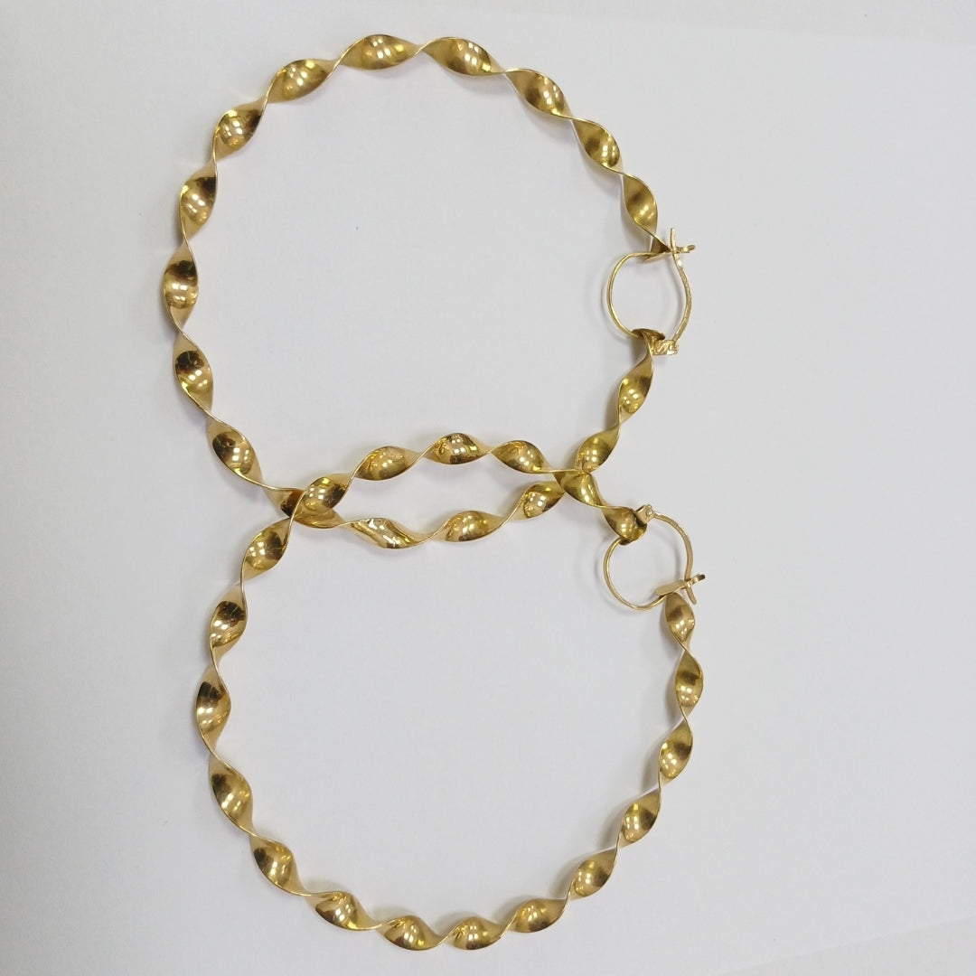 ARRACADAS PAR ORO 18 K 19,20 GRMS (SEMINUEVO)