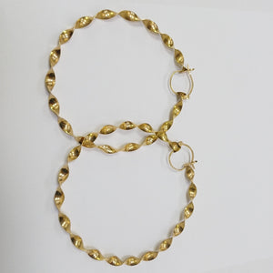 ARRACADAS PAR ORO 18 K 19,20 GRMS (SEMINUEVO)